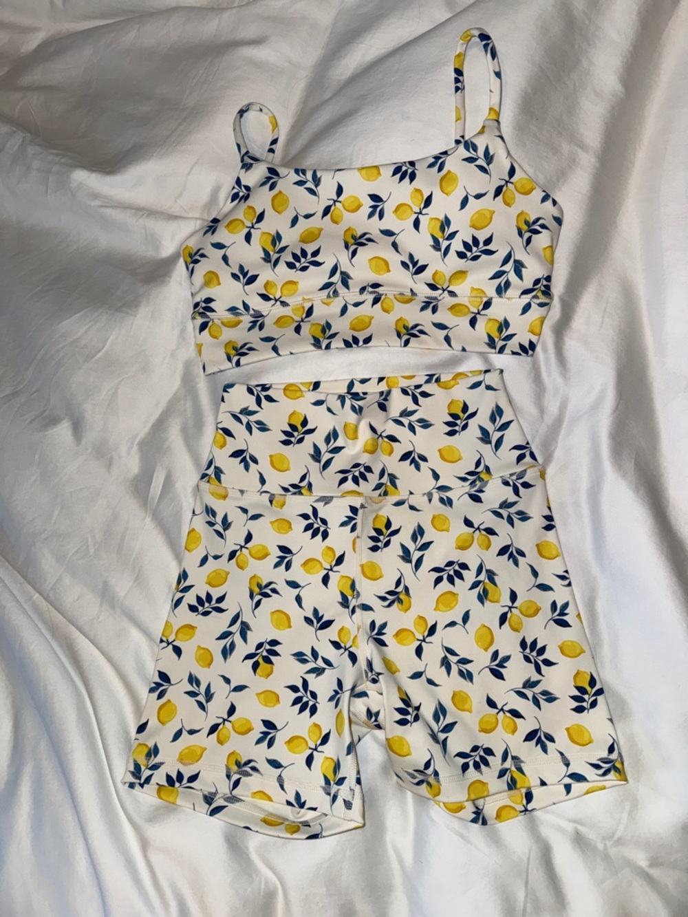 Z Supply Lemon Print Active Set